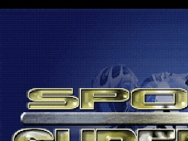 Sports Superbike title screen for Playstation